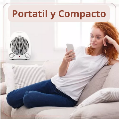 Calefactor Ventilador Portátil Eléctrico